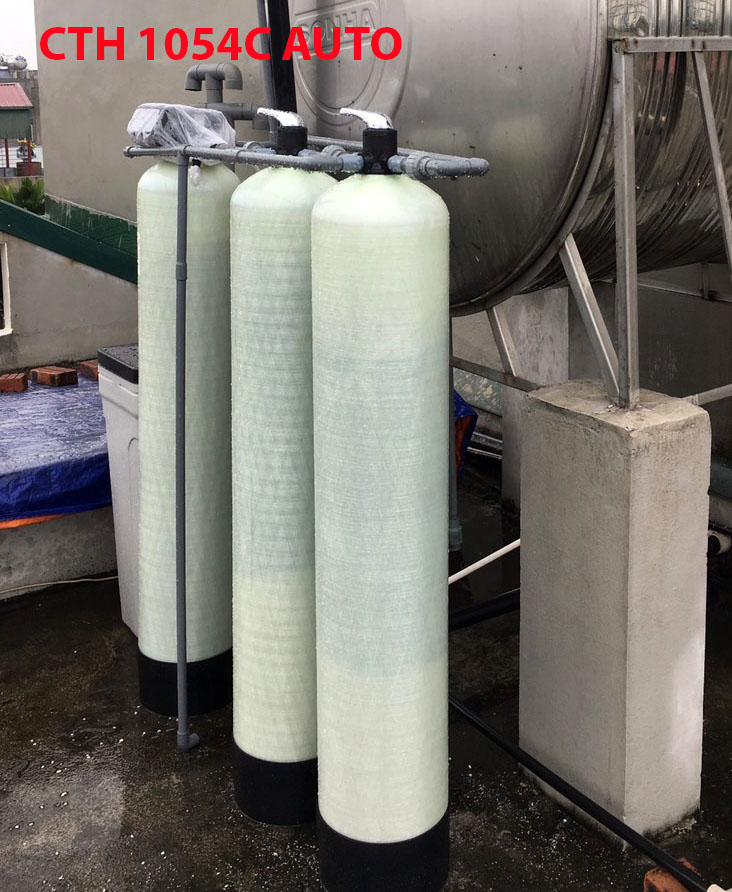 Hệ thống lọc nước đầu nguồn gia đình CTH 1054C auto lắp ngoài trời